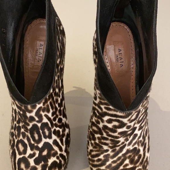Alaia Booties Pony Hair - Picture 3 of 4